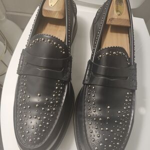 Blue Studded Men's CHURCH'S Loafers preowned Size 11.5 UK